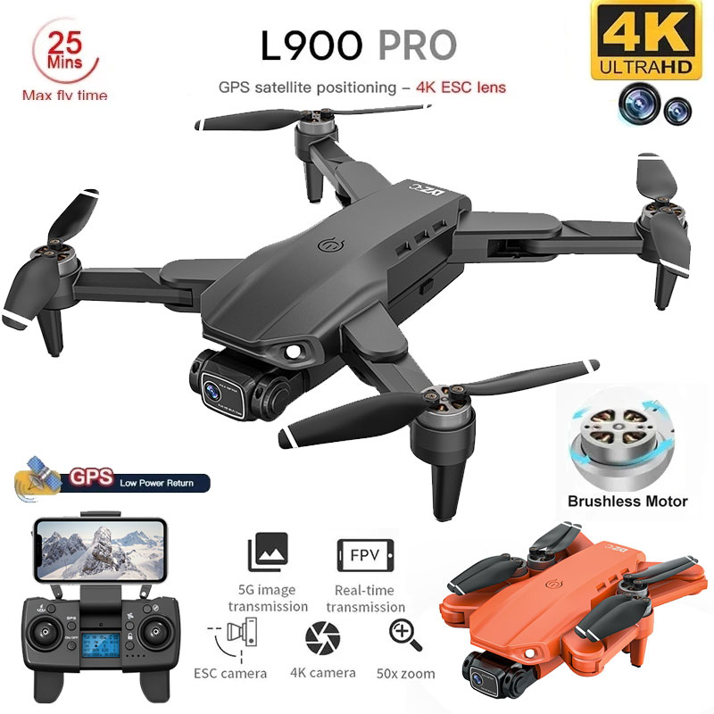 Drone Ae Rc - L900 Pro GPS Drone 4K Professional