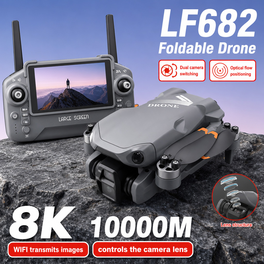 Drone Ae Rc - Aerial Photo LF682 Drone 8K HD
