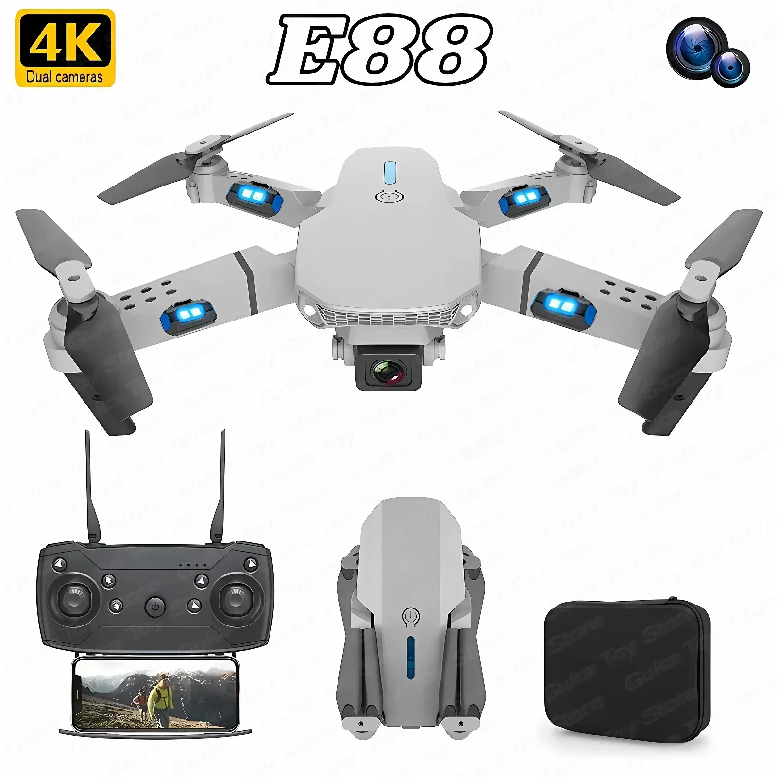 E88 Pro WiFi FPV Drone. Wide-a - Drone Rc E88 Pro review and price