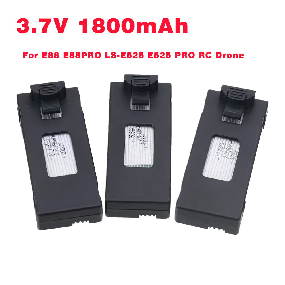 3.7V 1800Mah RC Drone Battery  - Drone Rc E88 Pro review and price