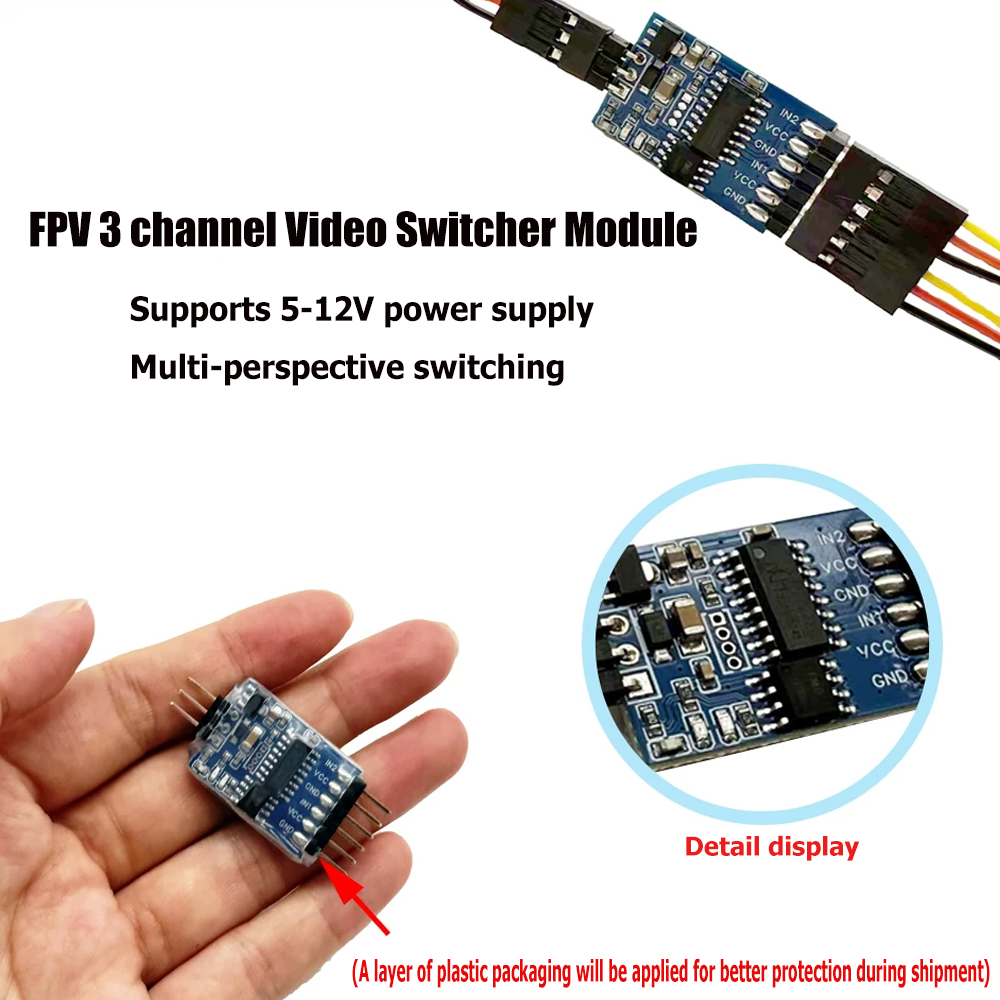 5.8G 3 Channel Video Switcher  - Drone Rc2 review and price
