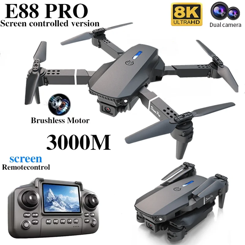 Professional E88 PRO Drone wit - Rc Drone Uav review and price
