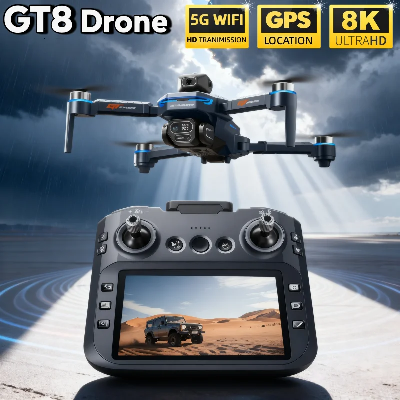 HOT For LSRC GT8 Drone 4K Prof - Rc Drone E88 review and price