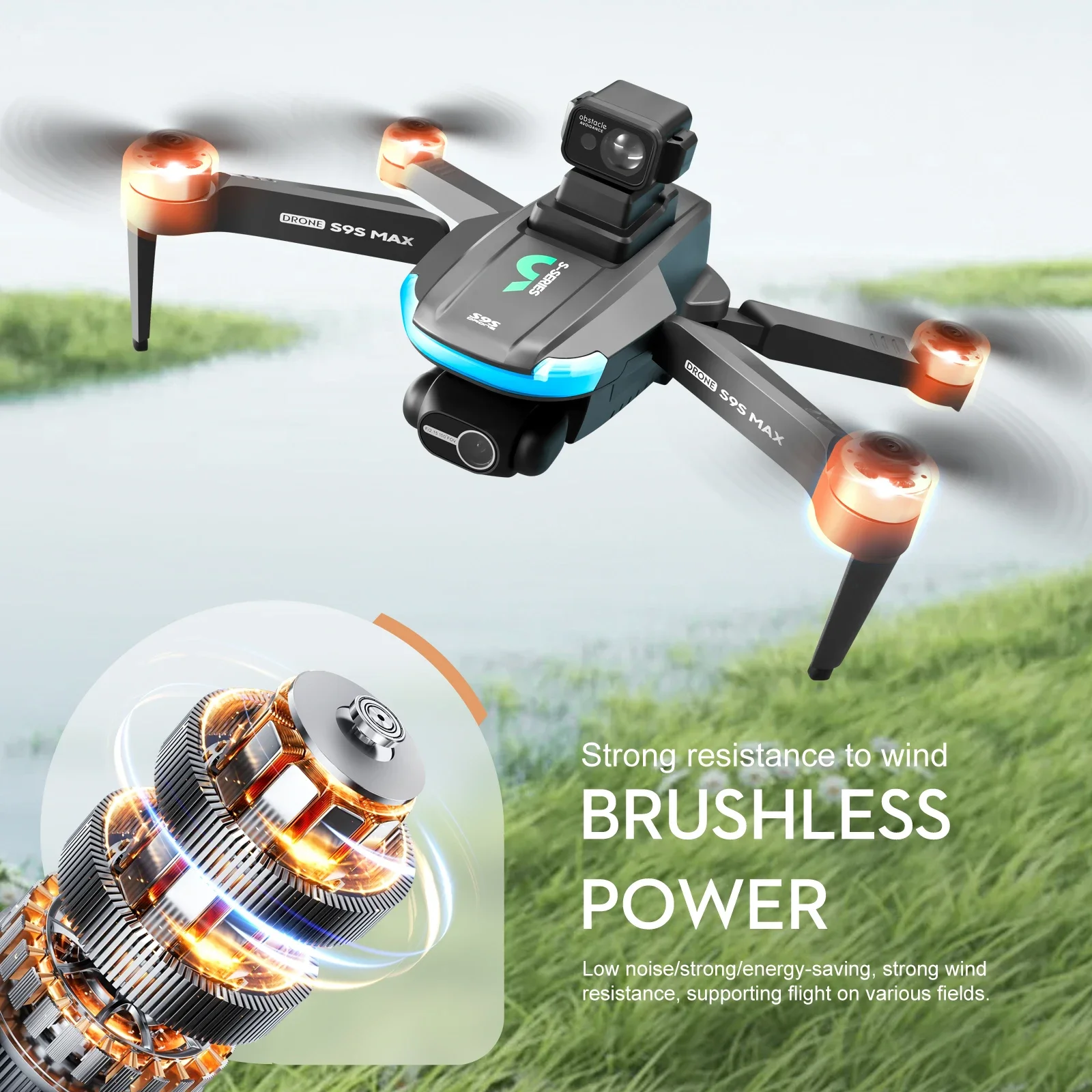 NEW S9S MAX MINI Drone 4K 2-Ax - Rc Drone Uav review and price