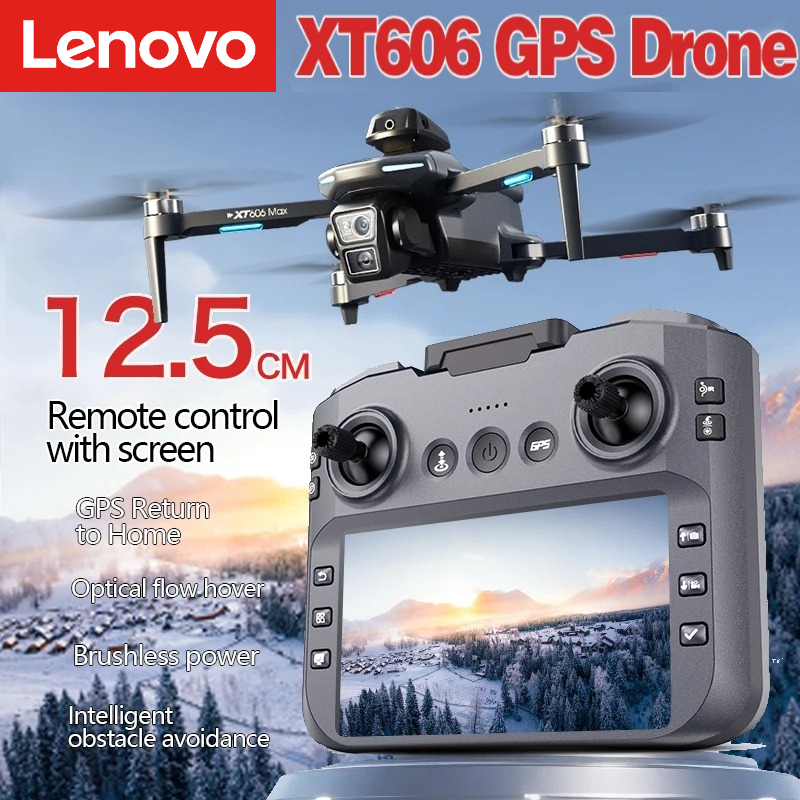 Lenovo XT606 MAX GPS Drone 4k  - Rc Drone E88 review and price