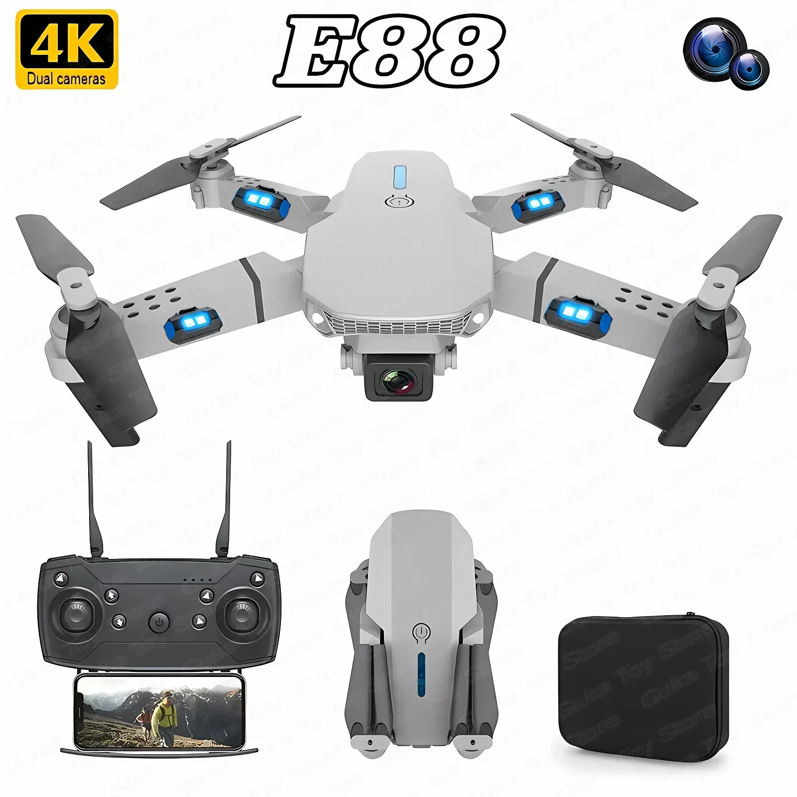E88 Pro WIFI FPV Drone Wide An - Drone Rc E88 Pro review and price