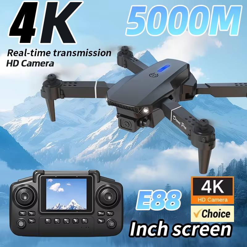 4K Dual-Camera HD Aerial Photo - Drone Rc E88 Pro review and price