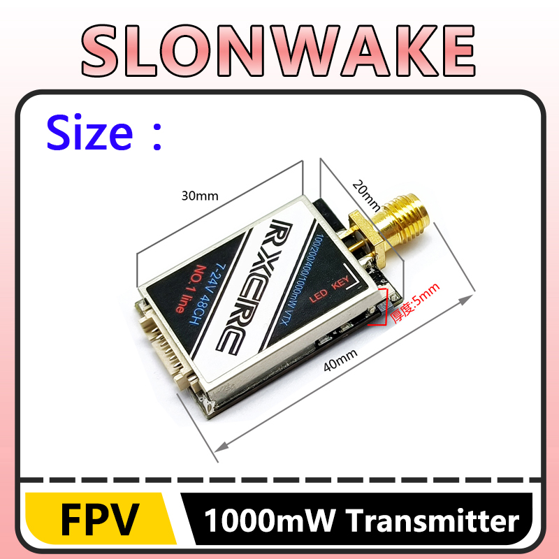 SLONWAKE  5.8G 48CH 1W VTX 100 - Drone Rc Receiver And Transmitter review and price