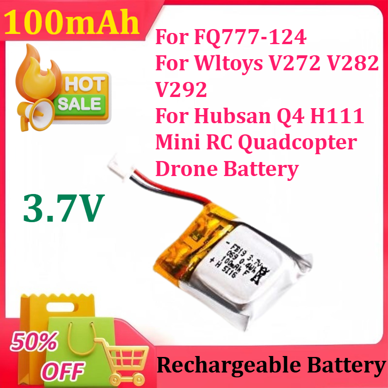 3.7V 100mAh Lipo Battery for F - Drone Fq777 Rc Quadcopter review and price