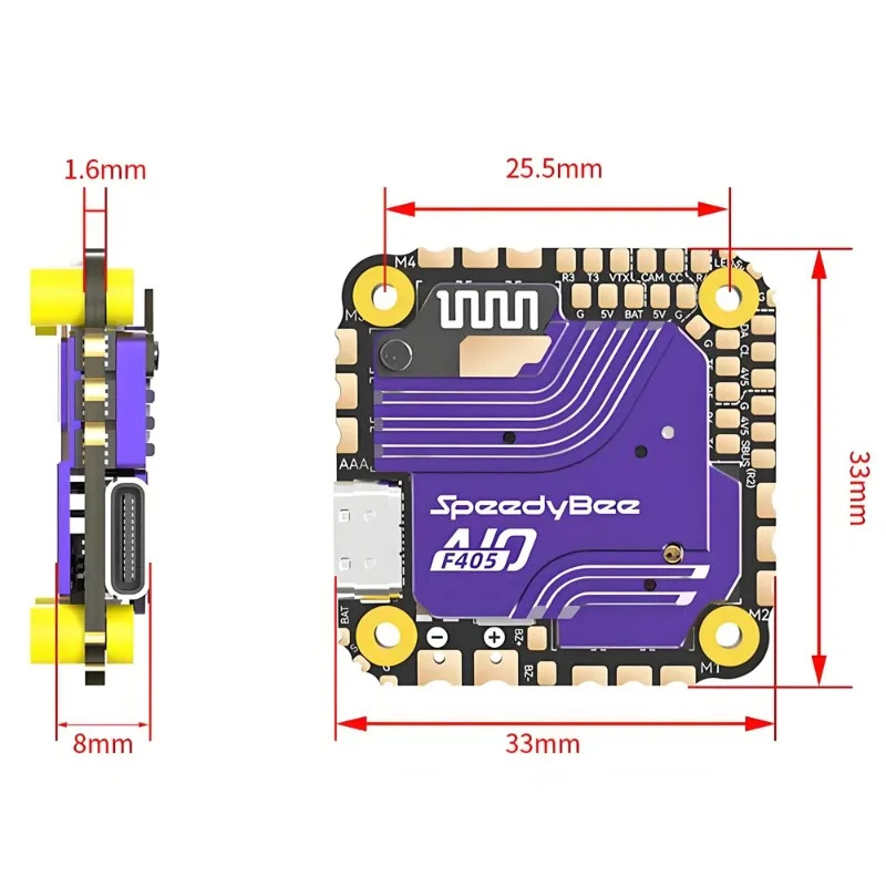 SpeedyBee F405 AIO Flight Cont - Drone Rc2 review and price