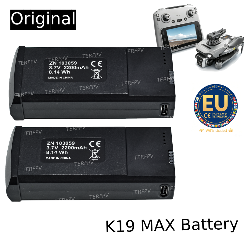 Original Drone Battery For K19 - Drone Rc E88 Pro review and price