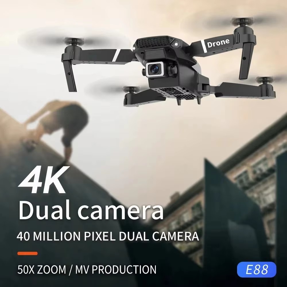 E88 Pro New Upgraded Drone 4K  - Drone Rc E88 Pro review and price